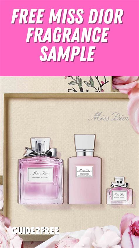 miss dior perfume free samples|Dior try it first samples.